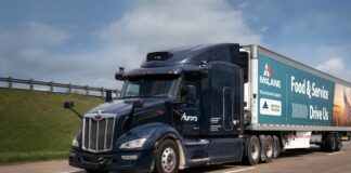 Aurora Innovation запускает полноценную службу беспилотных грузовых перевозок для McLane в Техасе