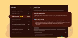 DuckDuckGo блокує рекламу на YouTube